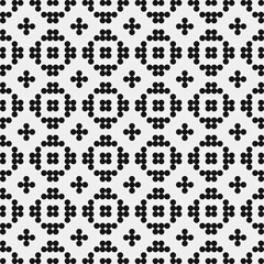 Abstract Cross Pattern Dots Logo generative computational art illustration