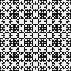 Abstract Cross Pattern Dots Logo generative computational art illustration