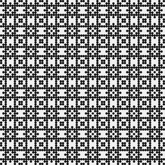 Fototapeta premium Abstract Cross Pattern Dots Logo generative computational art illustration