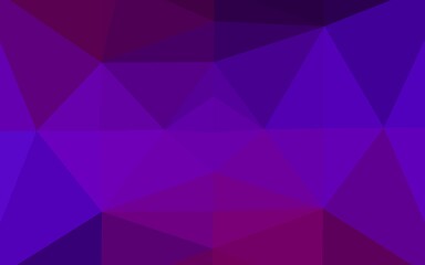 Dark Purple, Pink vector abstract mosaic background.