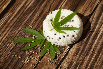 Cheese with cannabis 