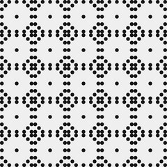 Abstract Cross Pattern Dots Logo generative computational art illustration