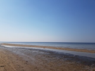 Calm sea and beautiful beach