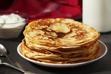Russian cuisine national dish bliny