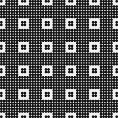Abstract Cross Pattern Dots Logo generative computational art illustration
