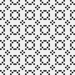 Fototapeta premium Abstract Cross Pattern Dots Logo generative computational art illustration
