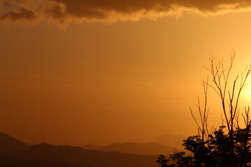 Naklejka premium Album mi x sunset