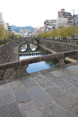 Naklejka premium 長崎の眼鏡橋