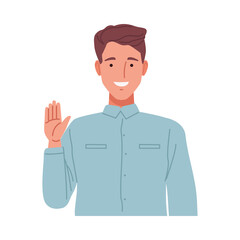 skinny man perfectly imperfect character icon