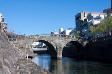 Obraz premium 長崎の眼鏡橋