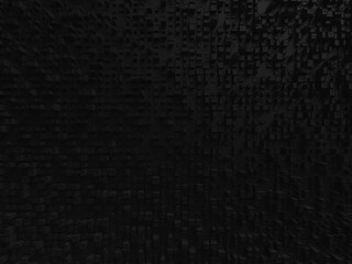 Abstract black urban city environment background - top down view