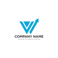 Letter W line logo design. Linear creative minimal monochrome monogram symbol. Universal elegant vector sign design. Premium business logotype. Graphic alphabet symbol for corporate business identity