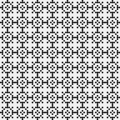 Abstract Cross Pattern Dots Logo generative computational art illustration
