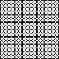 Abstract Cross Pattern Dots Logo generative computational art illustration