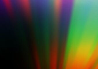 Dark Multicolor, Rainbow vector abstract bokeh pattern.