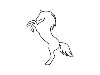Obraz na płótnie Canvas horse icon vector illustration eps10