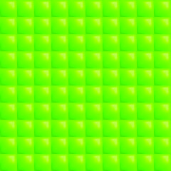 Green gradient mosaic tiles background. Square pattern with geometric design. 3D vector illustration. Seamless pattern. Follow other mosaic patterns in my collections. 