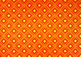 Light Orange vector texture with lines, rhombuses.