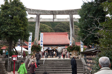 正月の橘神社