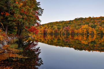 Sharon Ct, USA Fall foliage and autumn colors.