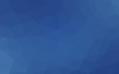 Dark BLUE vector low poly layout.