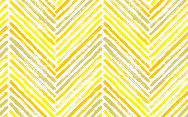 Brush stroke chevron zig zag seamless pattern.