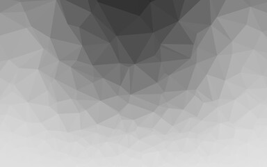 Light Silver, Gray vector abstract mosaic background.