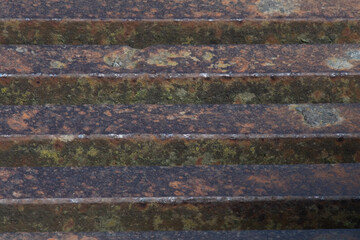 Vintage Cast Iron Storm Grate Cover Close Up