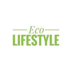 Eco Conscience Lifestyle Word Quote Lettering Illustration