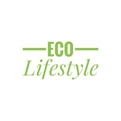 Eco Conscience Lifestyle Word Quote Lettering Illustration