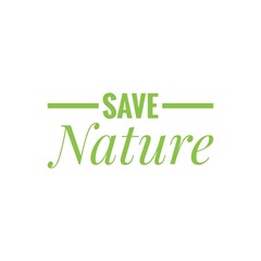 Eco Conscience Lifestyle Word Quote Lettering Illustration