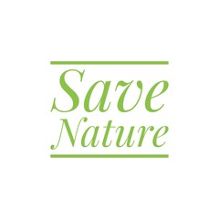 Fototapeta premium Eco Conscience Lifestyle Word Quote Lettering Illustration