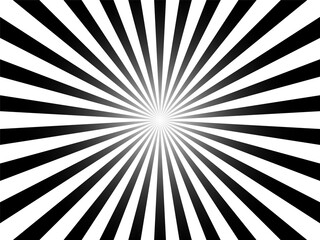 Abstract radial sun burst background