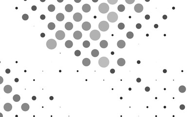 Light Silver, Gray vector cover with spots.