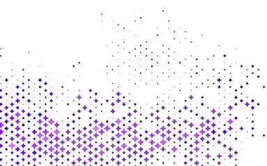 Light Purple vector texture with beautiful stars.