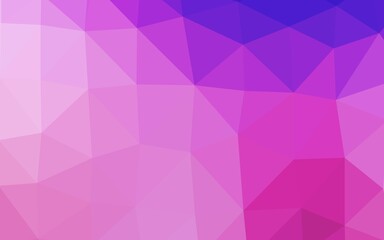 Obraz premium Light Pink, Blue vector abstract polygonal cover.