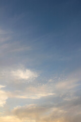 Naklejka na ściany i meble vanilla sky background and cloud