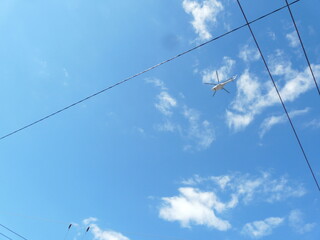 helicopter in the sky

