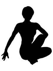 ヨガシルエット_21