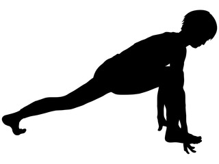 ヨガシルエット_24