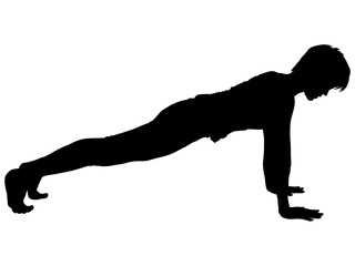 ヨガシルエット_25