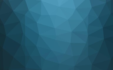 Obraz premium Light BLUE vector abstract mosaic background.