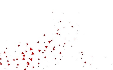 Light Red vector layout with lines, triangles.