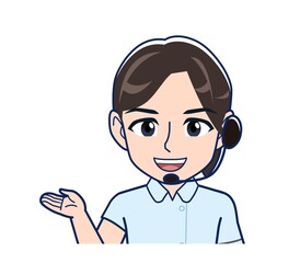 Nurse in a light blue uniform