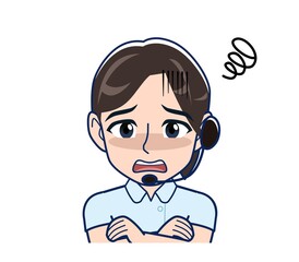 Nurse in a light blue uniform