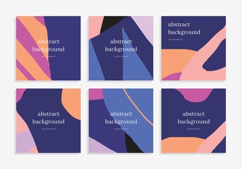 Abstract vector background set 1