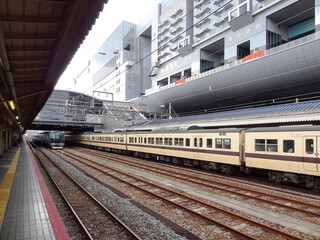 Fototapeta premium JR京都駅のホーム