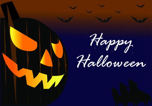 background with a hallowen theme