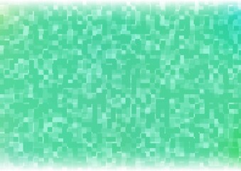 Light Green vector pattern in square style.