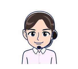 Housewife who came in a pink Y-shirt